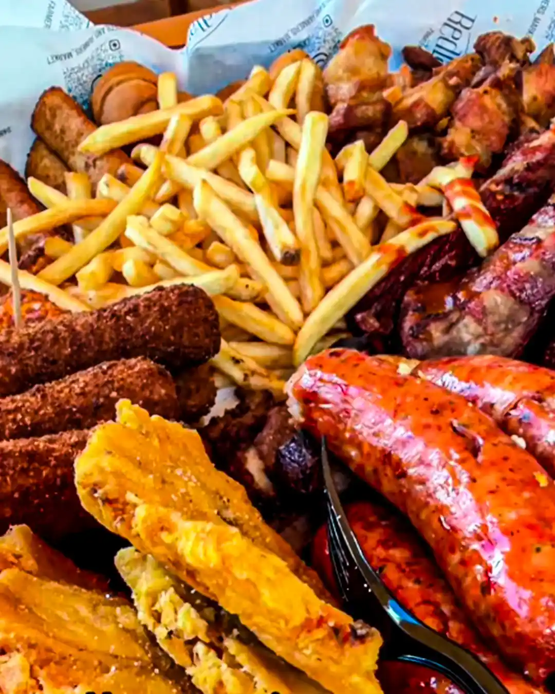 chorizos y papas fritas en redland farmes market florida